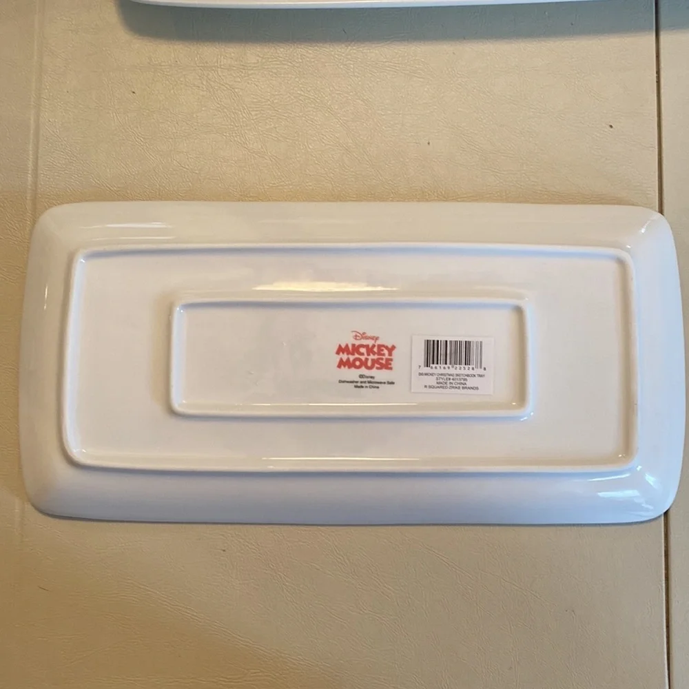 Disney Mickey Mouse Christmas Sketchbook Serving Tray